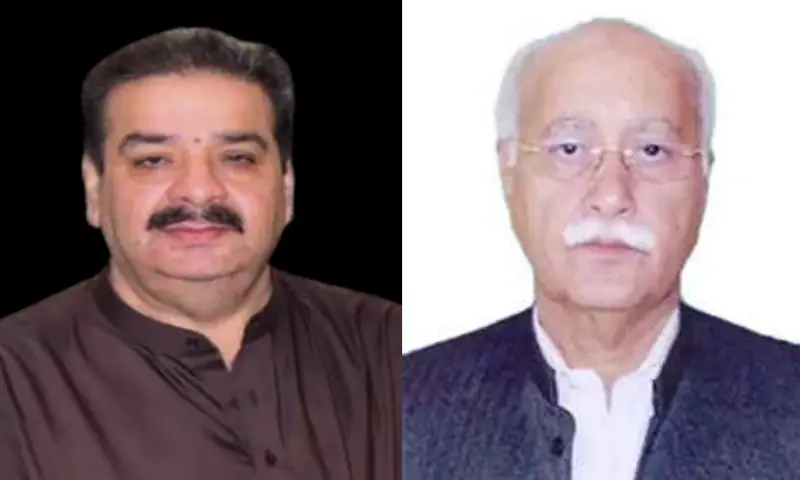 This photo combo shows PPP&rsquo;s Ali Hassan Zehri (L) and Balochistan Awami Party&rsquo;s (BAP) Muhammad Saleh Bhootani (R). &mdash; File photos via Balochistan Government/Balochistan Assembly websites