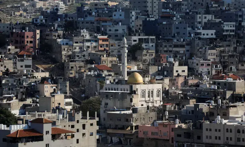 A general view of Nur Shams refugee camp near Tulkarm, in the Israeli-occupied West Bank on December 18, 2025. — Reuters A general view of Nur Shams refugee camp near Tulkarm, in the Israeli-occupied West Bank on December 18, 2025. — Reuters