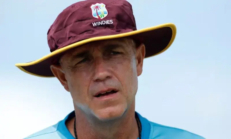 West Indies Nets - Sir Vivian Richards Stadium, North Sound, Antigua and Barbuda - January 30, 2019 West Indies Head Coach Richard Pybus talks to the media. &mdash;Reuters