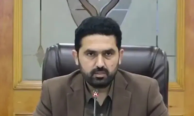 Khyber Pakhtunkhwa Chief Minister Sohail Afridi. — Screenshot courtesy Shafi Jan/X/File Khyber Pakhtunkhwa Chief Minister Sohail Afridi. — Screenshot courtesy Shafi Jan/X/File