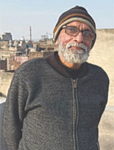  JAVED Mughal on his roof. 