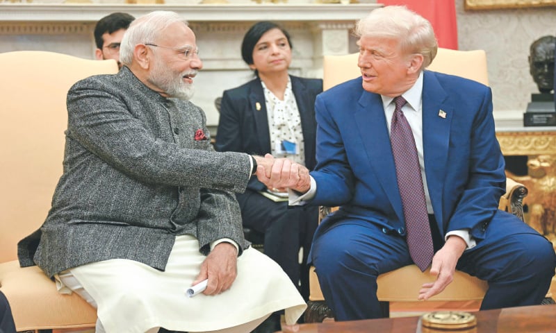 Trump announced a ‘trade deal’ with India after speaking to PM Modi, saying New Delhi had agreed to stop buying Russian oil.—AFP/file Trump announced a ‘trade deal’ with India after speaking to PM Modi, saying New Delhi had agreed to stop buying Russian oil.—AFP/file