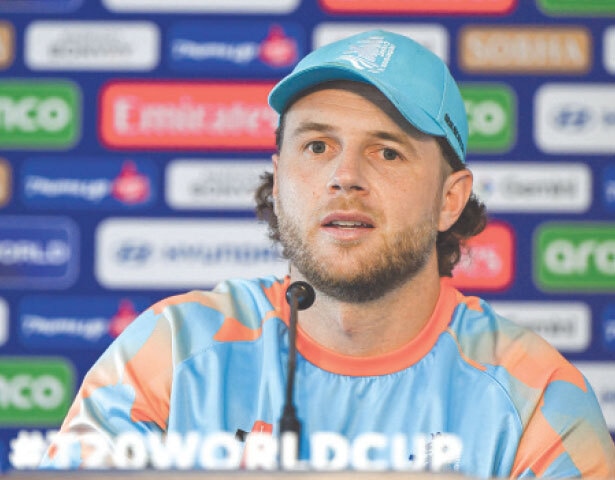 DUTCH opener Max O&rsquo;Dowd addresses a news conference.&mdash;AFP