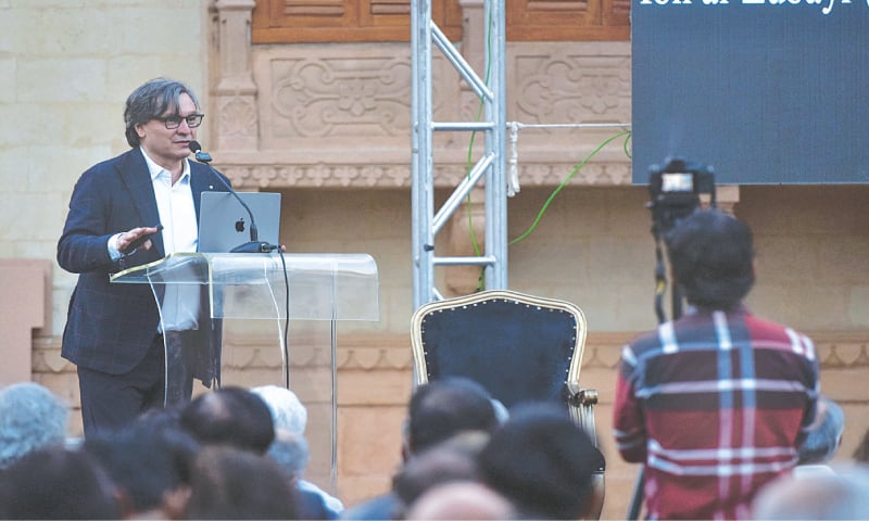 Dr Eduardo Manzano Moreno at the event.&mdash;Fahim Siddiqi / White Star