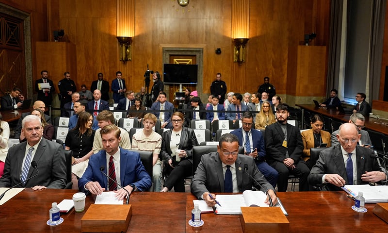 Lawmakers and Minnesota state officials attend a hearing in US Senate’s Homeland Security Committee on Capitol Hill in Washington.—Reuters Lawmakers and Minnesota state officials attend a hearing in US Senate’s Homeland Security Committee on Capitol Hill in Washington.—Reuters