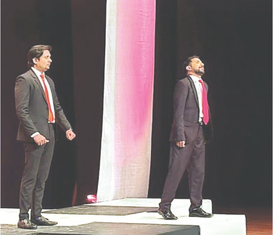 A scene from the play.&mdash;&shy;White Star