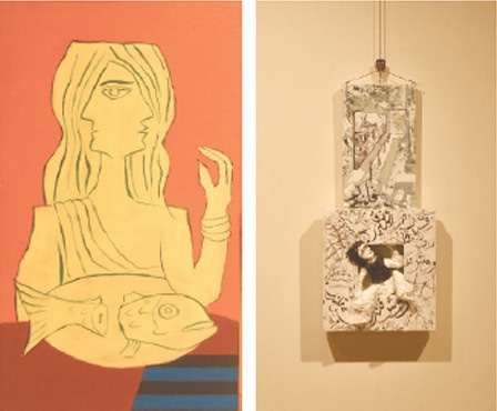 Some of the artworks displayed at the exhibition.—Fahim Siddiqi / White Star
