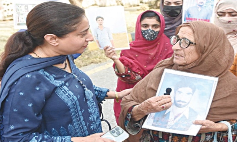 THE elderly Bibi Houri was a regular fixture at protests by the relatives of missing persons.&mdash;X / MunizaeJahangir
