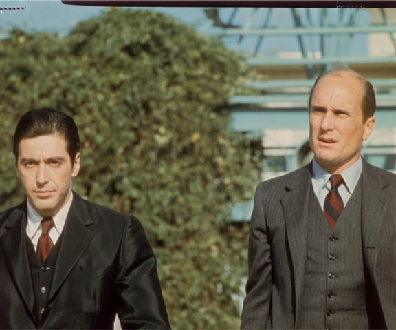 Al Pacino and Robert Duvall in The Godfather Part II