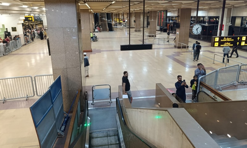 The photo taken on Feb 20, shows a marked improvement.— X/rabiaazfar / Dawn