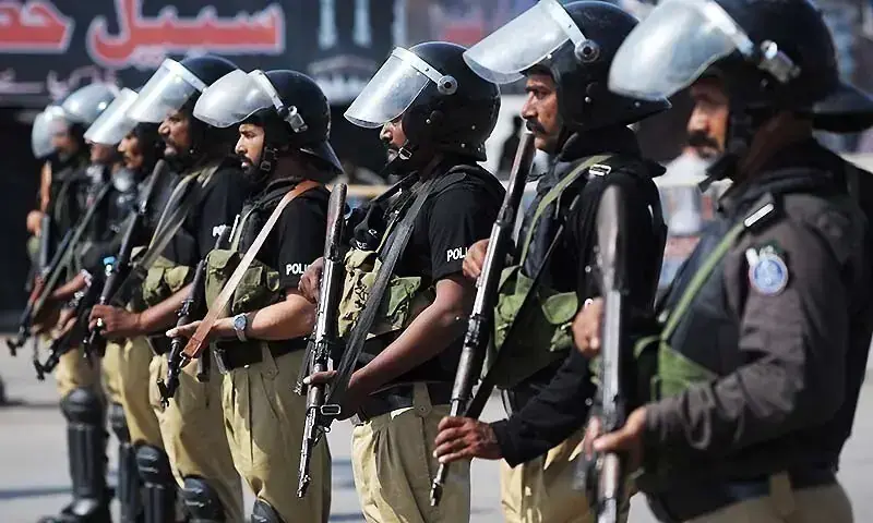 A file photo of KP police. &mdash; AFP/File