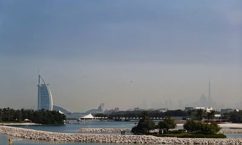 Burj Al Arab and Burj Khalifa stand, after an Iranian attack, following United States and Israel strikes on Iran, in Dubai, United Arab Emirates, March 1. &mdash; Reuters