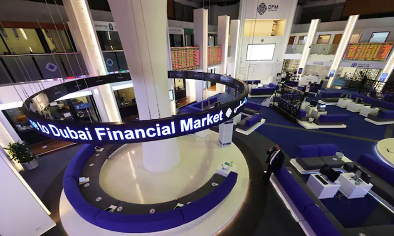 A general view shows the Dubai Financial Market, in Dubai, United Arab Emirates November 8, 2020. Reuters. File