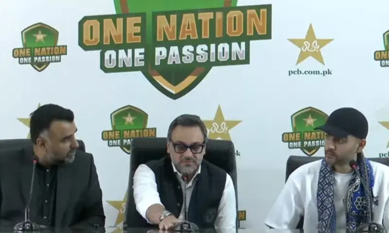PSL CEO Salman Naseer addresses a press conference on March 3. — faizanlakhani via X PSL CEO Salman Naseer addresses a press conference on March 3. — faizanlakhani via X