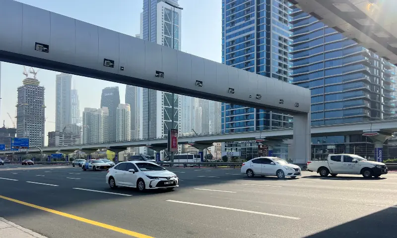 Cars drive along a highway, amid the US-Israeli conflict with Iran, in Dubai, United Arab Emirates on March 4, 2026. &mdash; Reuters