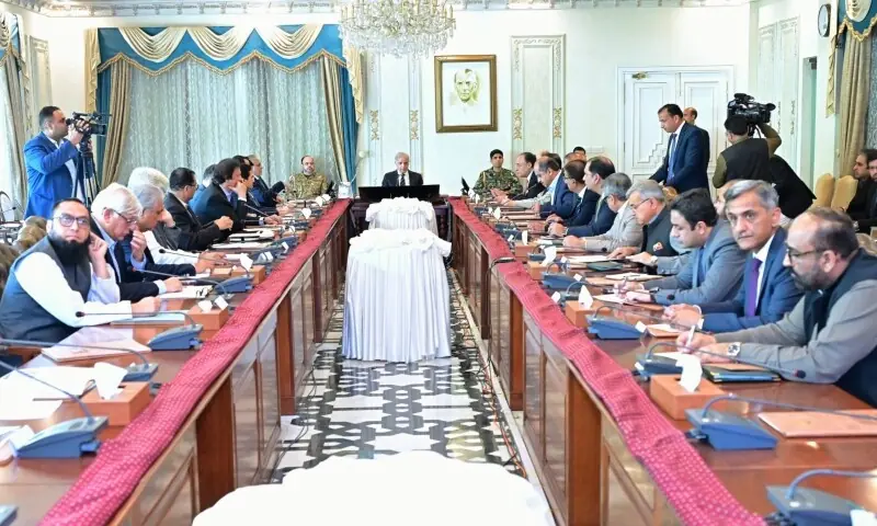 Prime Minister Shehbaz Sharif on Friday chaired a high-level meeting regarding petroleum products. &mdash; Photo courtesy @GovtofPakistan/X