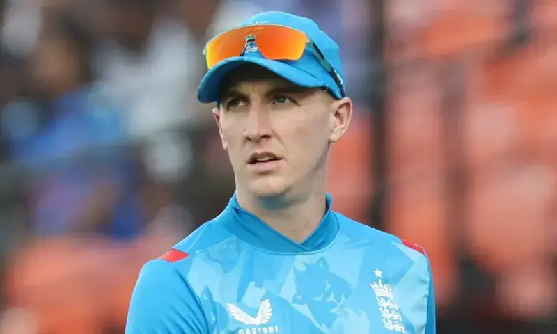 England&rsquo;s Harry Brook during a One Day International match between India and England at Narendra Modi Stadium in Ahmedabad, India on Feb 12, 2025. &mdash; Reuters
