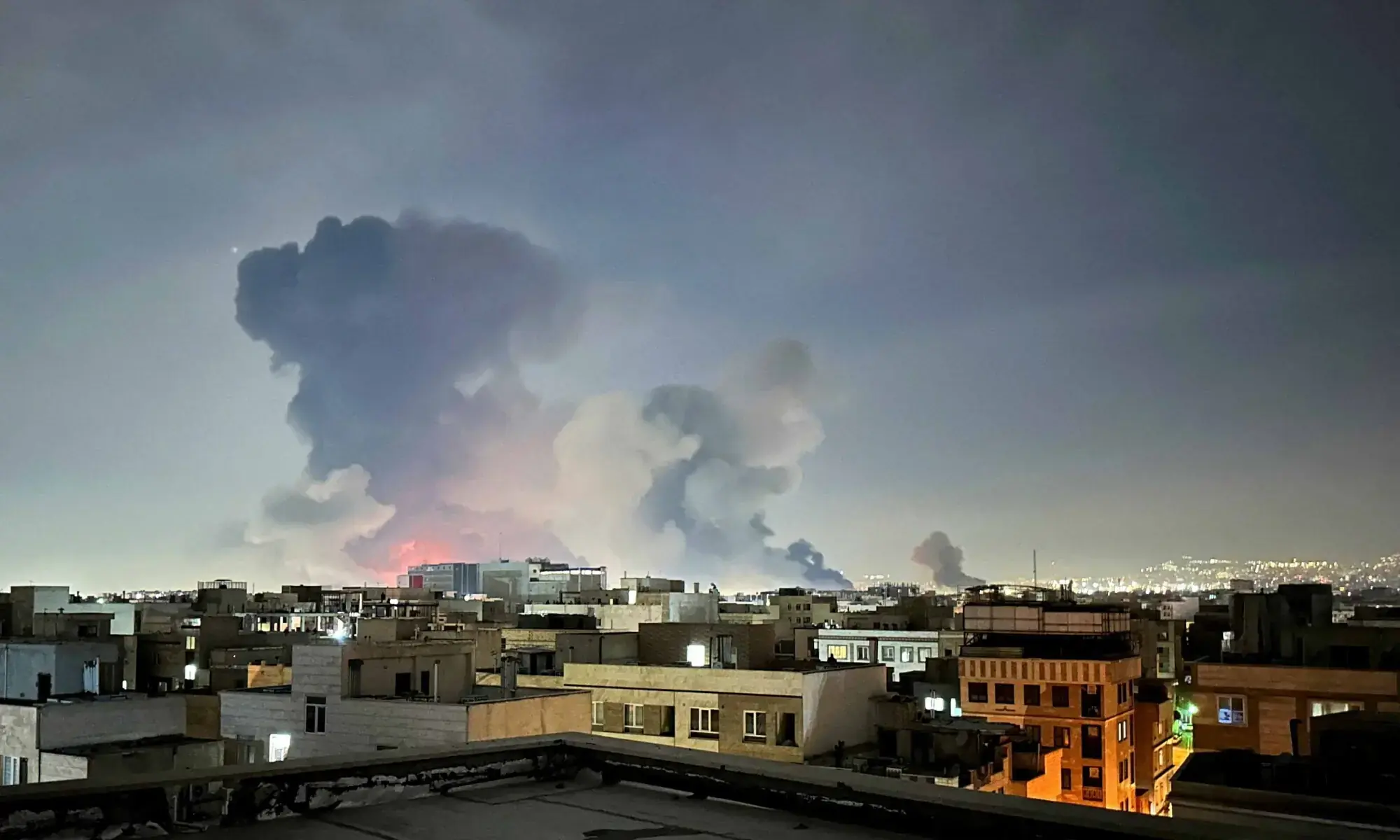 Smoke rises following an explosion, amid the US-Israeli conflict with Iran, in Tehran, Iran on March 7. &mdash; Reuters