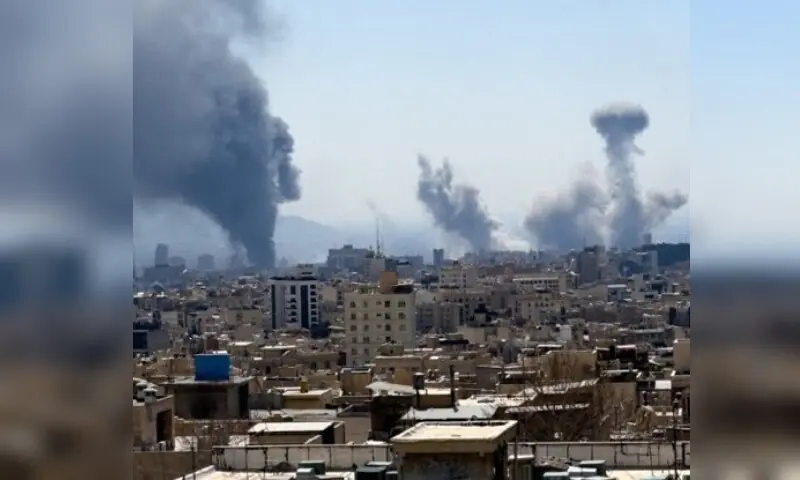 Explosions in Tehran on March 1, 2026, after Iran&rsquo;s supreme leader, Ayatollah Ali Khamenei, was killed a day earlier in a joint US-Israeli attack: forcible regime change violates the foundational principles of state sovereignty and non-intervention under the UN Charter | AFP