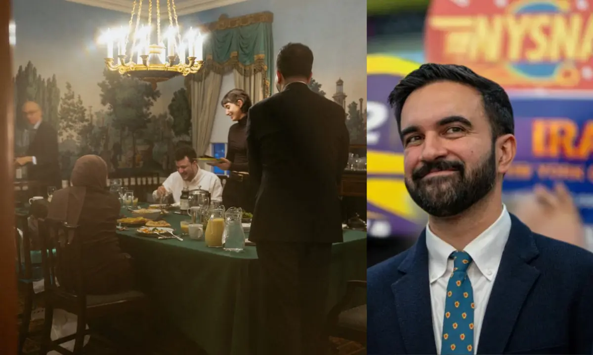 Zohran Mamdani hosts pro-Palestine activist Mahmoud Khalil for iftar on the anniversary of his detention