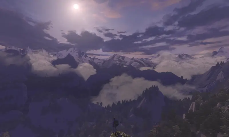A beautiful sky. &mdash; screengrab by author