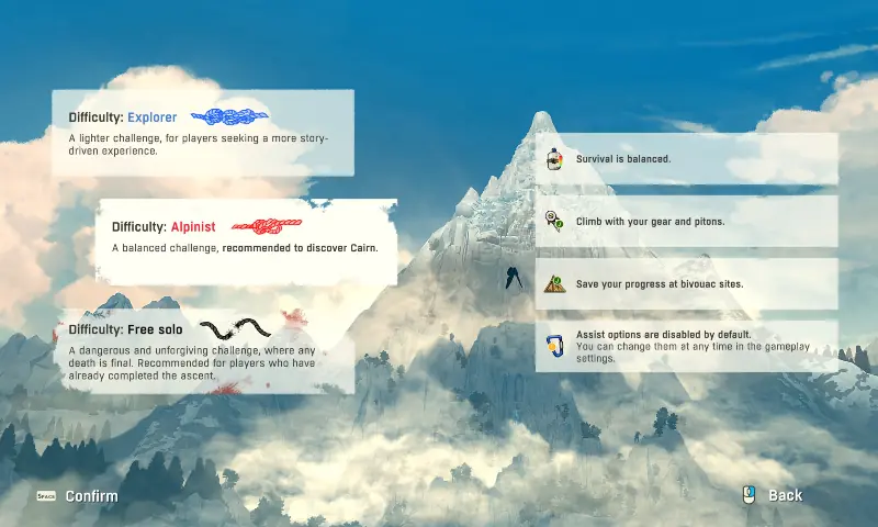 Selecting your challenge mode before you begin. &mdash; screengrab by author