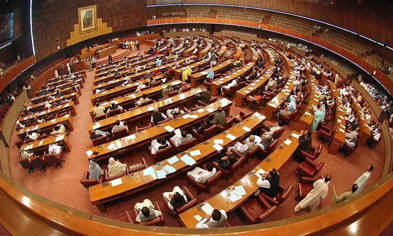 A view of the National Assembly. &mdash; Dawn/File