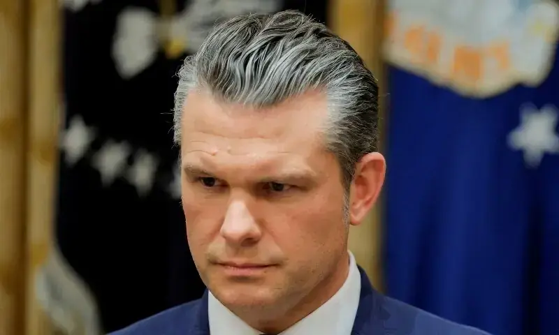 US Secretary of Defence Pete Hegseth attends a cabinet meeting with US President Donald Trump at the White House in Washington, DC, US, on December 2. &mdash; Reuters/File