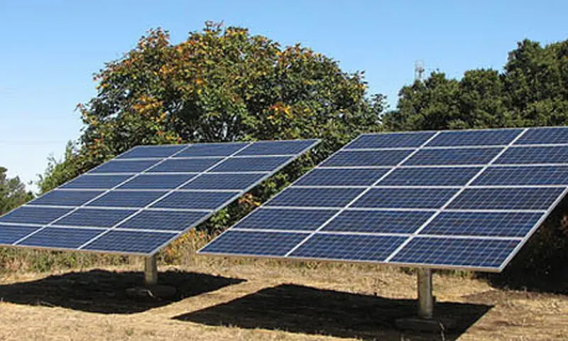 A file photo of solar panels. — APP/File A file photo of solar panels. — APP/File