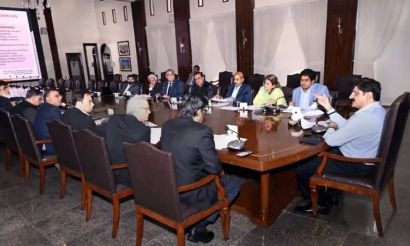 Sindh Chief Minister Syed Murad Ali Shah presided over the first meeting of the board of ‘Sindh Fund Management House“ at CM house, karachi, Mar 13. —Photo courtesy @SindhCMHouse/X Sindh Chief Minister Syed Murad Ali Shah presided over the first meeting of the board of ‘Sindh Fund Management House“ at CM house, karachi, Mar 13. —Photo courtesy @SindhCMHouse/X