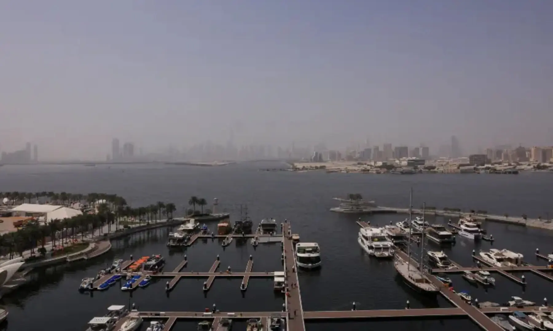 A view of Burj Khalifa from Vida Creek Harbour, amid the US-Israeli conflict with Iran, in Dubai, United Arab Emirates on March 4, 2026. &mdash; Reuters