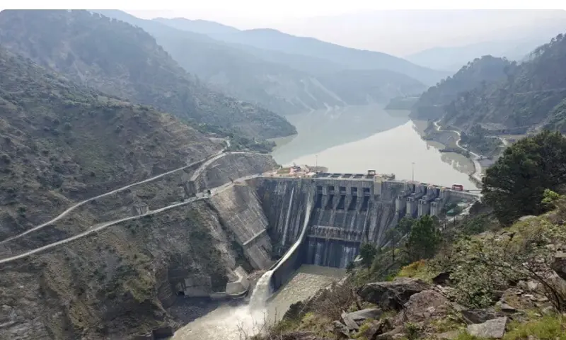 A view of Baglihar Dam, also known as Baglihar Hydroelectric Power Project, on the Chenab river, which flows from Indian-occupied Kashmir into Pakistan, at Chanderkote in Jammu region on May 6, 2025: around 95 percent of Pakistan’s total renewable water originates from the Indus Basin, making the national water economy uniquely vulnerable to both hydrological stress and political contestation | Reuters A view of Baglihar Dam, also known as Baglihar Hydroelectric Power Project, on the Chenab river, which flows from Indian-occupied Kashmir into Pakistan, at Chanderkote in Jammu region on May 6, 2025: around 95 percent of Pakistan’s total renewable water originates from the Indus Basin, making the national water economy uniquely vulnerable to both hydrological stress and political contestation | Reuters