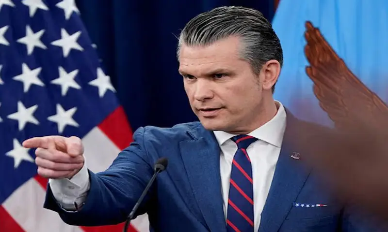 US Secretary of Defence Pete Hegseth holds a briefing at the Pentagon on March 2, 2026, as joint US-Israel airstrikes target cities across Iran: many observers have been taken aback by Hegseth&rsquo;s haughty tone, hypermasculine preoccupation with domination, giddiness about violence and casual attitude toward death | Reuters