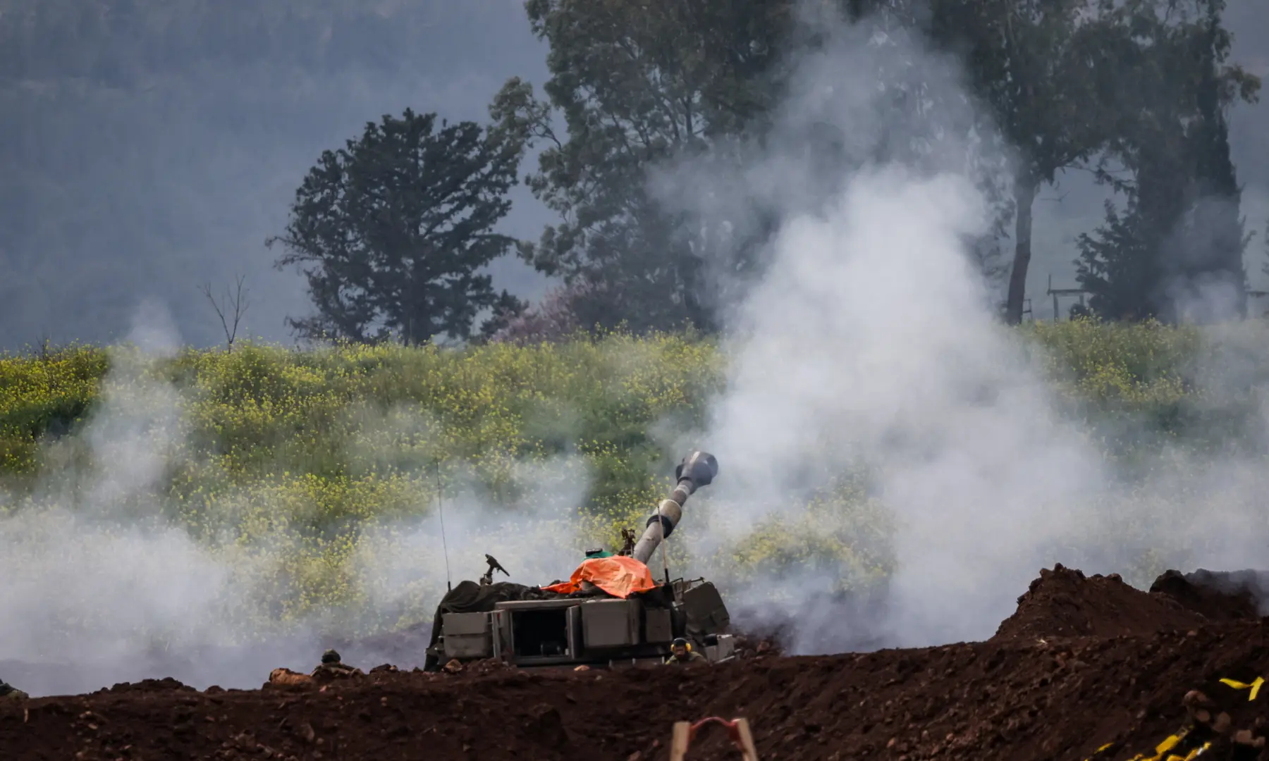 IRAN-CRISIS/ISRAEL
Full View
Israeli soldiers use an artillery unit, amid escalation between Hezbollah and Israel, and amid the U.S.-Israeli conflict with Iran, on the Israeli side of the Israel-Lebanon border, March 15, 2026. — Reuters IRAN-CRISIS/ISRAEL
Full View
Israeli soldiers use an artillery unit, amid escalation between Hezbollah and Israel, and amid the U.S.-Israeli conflict with Iran, on the Israeli side of the Israel-Lebanon border, March 15, 2026. — Reuters