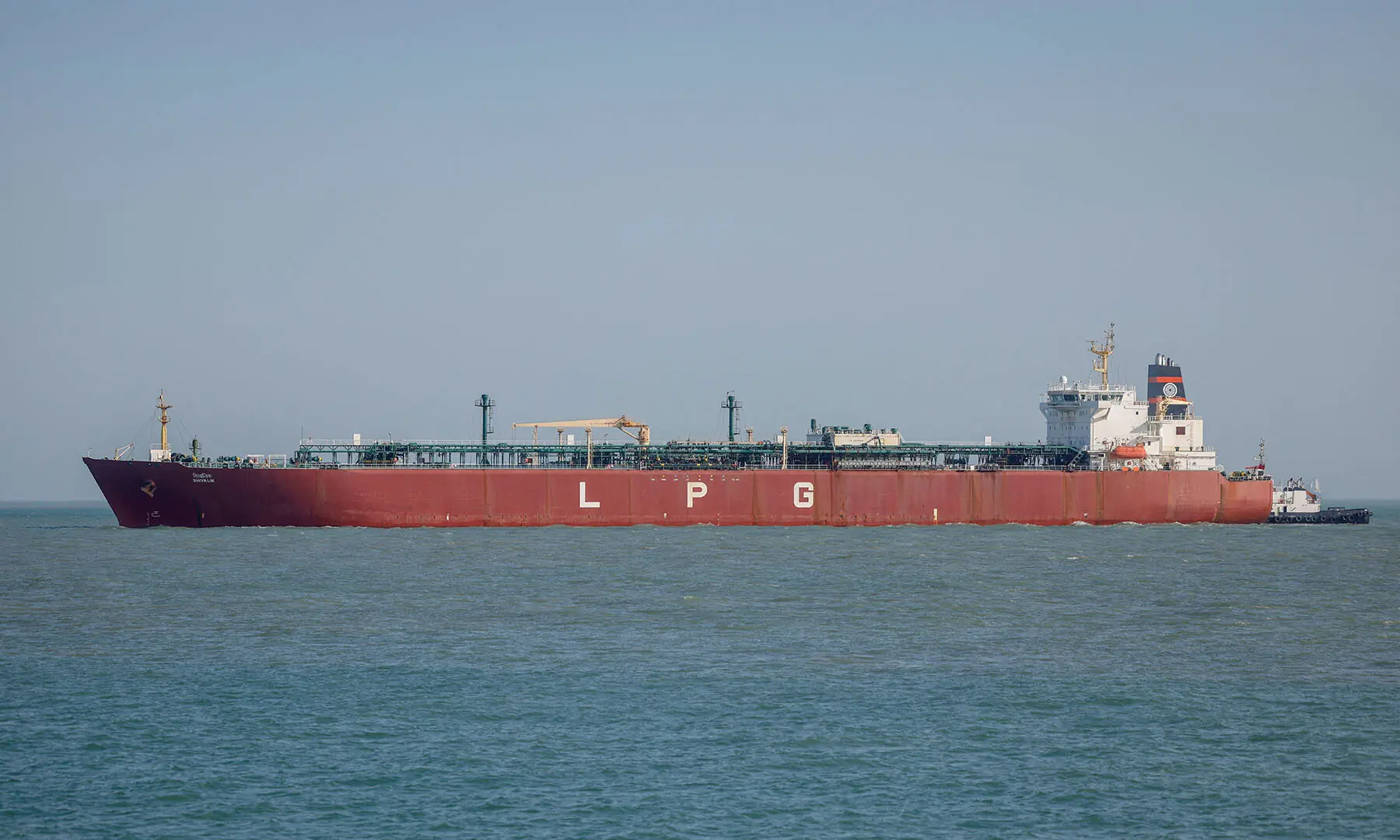 An Indian liquefied petroleum gas (LPG) carrier, Shivalik, arrives at Mundra Port , in Gujarat, India, via the Strait of Hormuz on March 16, amid the US-Israel conflict. &mdash; Reuters
