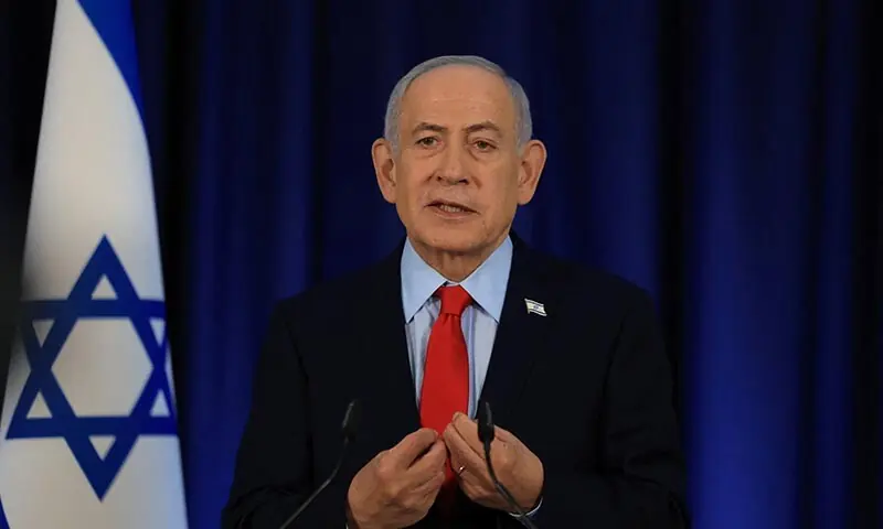 Israeli Prime Minister Benjamin Netanyahu speaks during a press conference, amid the US-Israel war with Iran, in Jerusalem, Israel on March 19. &mdash; Reuters
