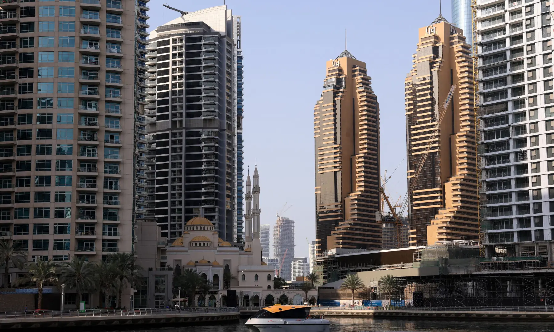 A general view of the Dubai Marina, amid the US-Israeli conflict with Iran, in Dubai, United Arab Emirates on March 3, 2026. &mdash; Reuters/File
