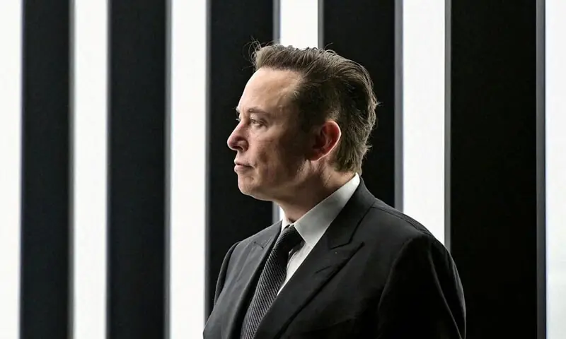 Elon Musk attends the opening ceremony of the new Tesla Gigafactory for electric cars in Gruenheide, Germany on March 22, 2022. &mdash; Reuters/File