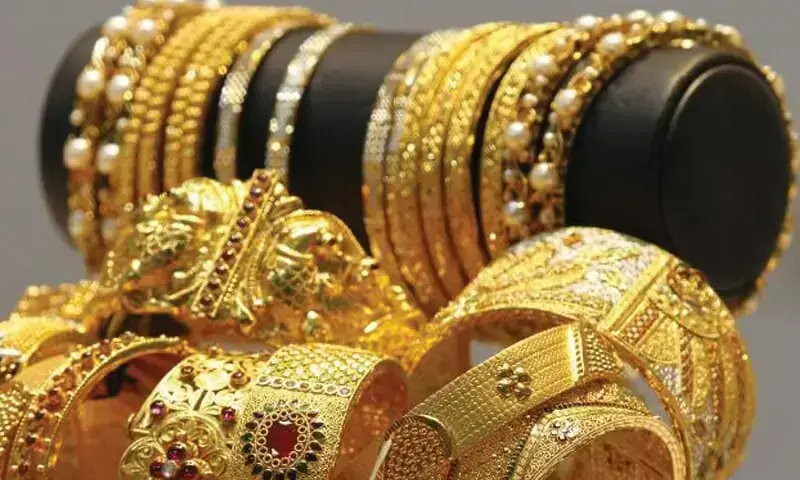 A file photo of gold jewellery. &mdash; Dawn