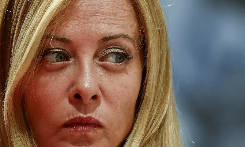 Italian Prime Minister Giorgia Meloni looks on ahead of a meeting with Austrian Chancellor Christian Stocker in Rome, Italy, on July 15, 2025. &mdash; Reuters/File