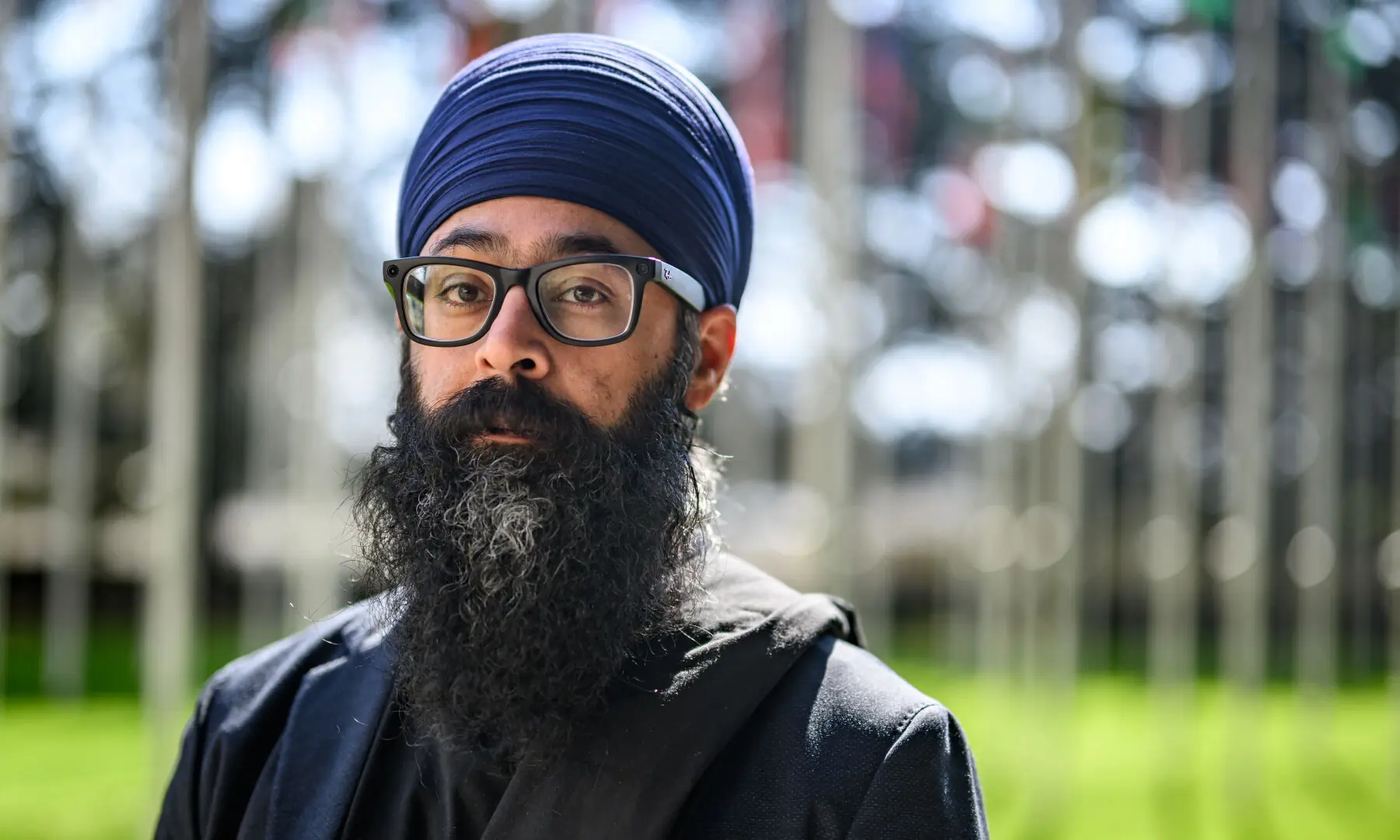 Canada&rsquo;s Sikh activist Moninder Singh poses during an interview with AFP in Geneva, on March 19, 2026. &mdash; AFP