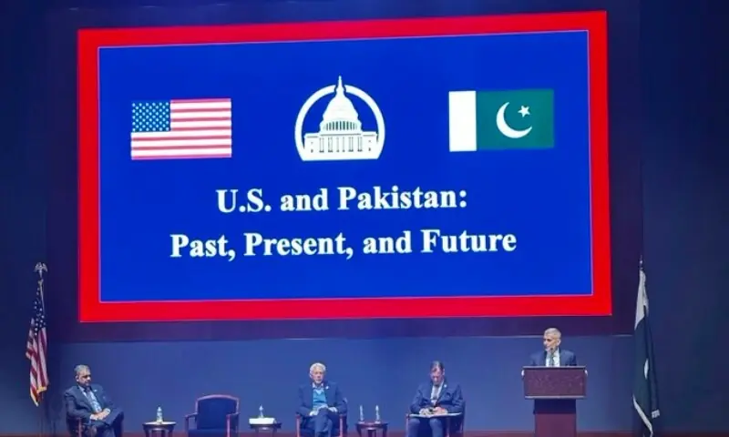 The symposium, titled &ldquo;US and Pakistan: Past, Present, and Future,&rdquo; was organised by the Congressional Pakistan Caucus and held under the Chatham House Rule on Tuesday, Mar 24. &mdash;Photo courtesy @State_SCA/X