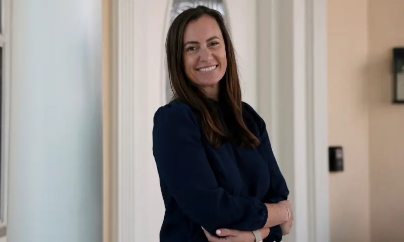 Emily Gregory is seen the day after flipping a Florida state House seat on March 25, 2026 in Jupiter, Florida. &mdash; AFP
