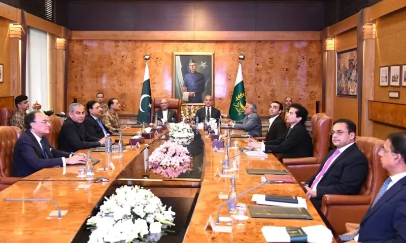 President Asif Ali Zardari chairs a high-level meeting attended by Prime Minister Shehbaz Sharif and Chief of Defence Forces and Chief of Army Staff Field Marshal Asim Munir at Aiwan-i-Sadr on March 26, 2026. — Photo courtesy President’s Secretariat President Asif Ali Zardari chairs a high-level meeting attended by Prime Minister Shehbaz Sharif and Chief of Defence Forces and Chief of Army Staff Field Marshal Asim Munir at Aiwan-i-Sadr on March 26, 2026. — Photo courtesy President’s Secretariat