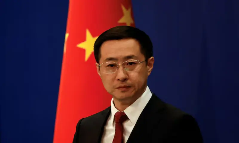 Chinese Foreign Ministry spokesperson Lin Jian attends a press conference in Beijing, China April 10, 2025. — Reuters Chinese Foreign Ministry spokesperson Lin Jian attends a press conference in Beijing, China April 10, 2025. — Reuters