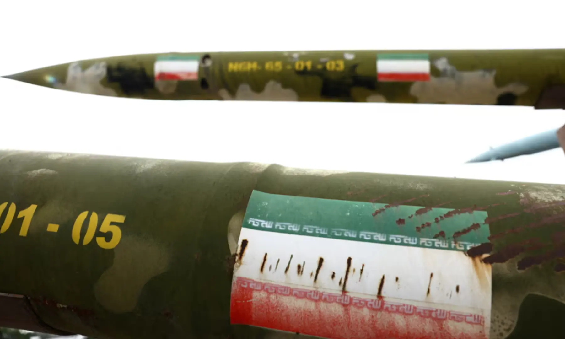 Iranian missiles are displayed in a park, amid the U.S.-Israeli conflict with Iran, in Tehran, Iran, March 26, 2026. Reuters