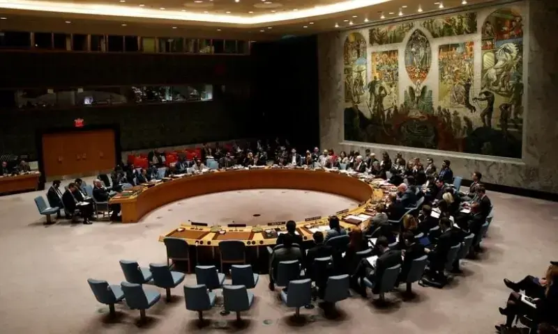 A United Nations Security Council meeting in the UN headquarters in New York. &mdash; Reuters/ File