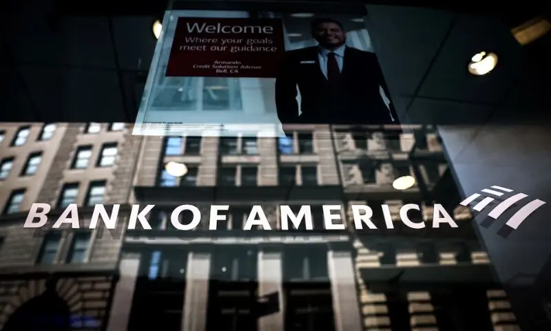 A Bank of America logo is seen on the entrance to a Bank of America financial centre in New York City, US, July 11, 2023. — Reuters/File A Bank of America logo is seen on the entrance to a Bank of America financial centre in New York City, US, July 11, 2023. — Reuters/File