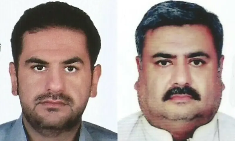 A combination photo of PPP MPAs Burhan Chandio and Sardar Ahmed Chandio. &mdash; Sindh Assembly website/File