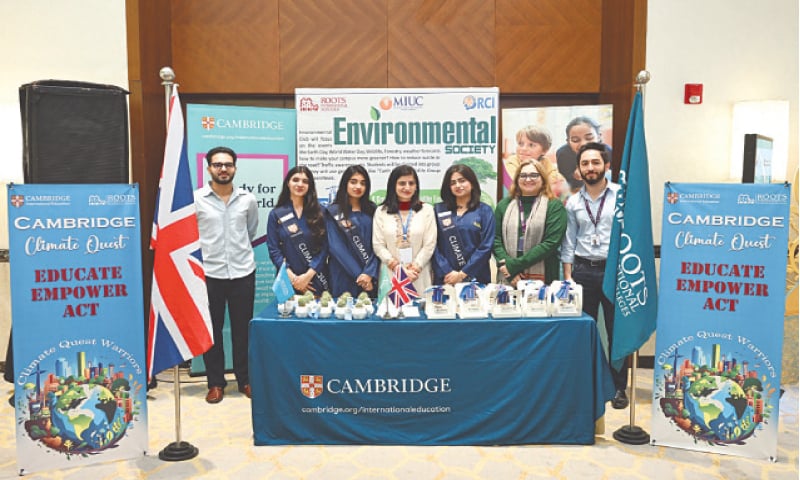 Participants of the event hosted by the British High Commission in Islamabad, in collaboration with Oxford Policy Management, pose for a group photo. &mdash; Dawn